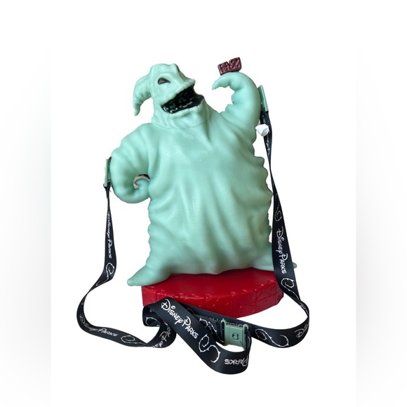 Disney Oogie Boogie Popcorn Bucket Toy Nightmare Before Christmas Glow In Dark - Picture 7 of 8